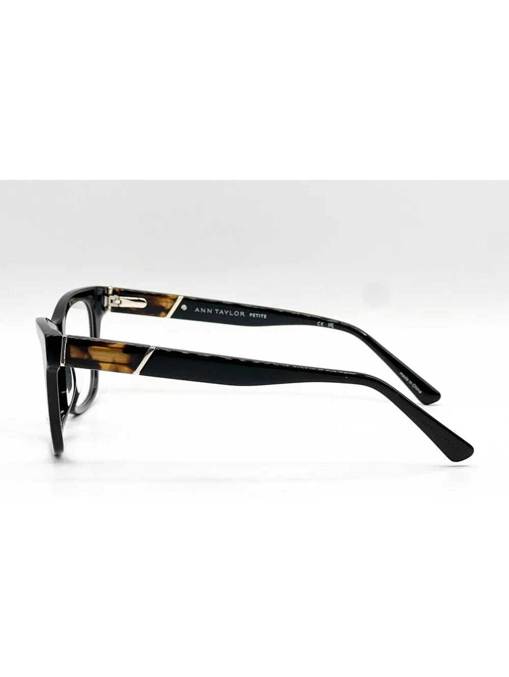 Ann Taylor Petite Atp830 C01 Black Authentic Eyeglasses 48-17-132